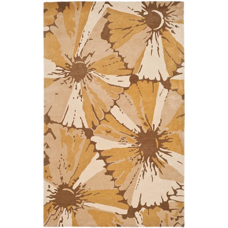 SAFAVIEH Handmade Soho Tyesha Floral N.Z. Wool Rug