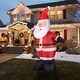 preview thumbnail 2 of 14, Fraser Hill Farm 12-Ft. Tall Traditional Santa, Blow Up Inflatable