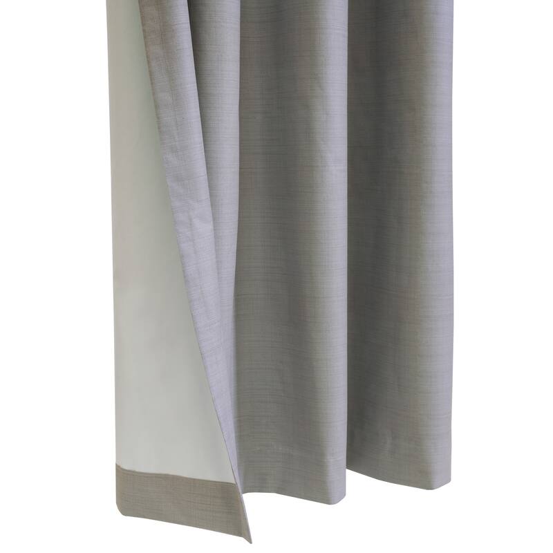 Mason Texture Printed Blackout Grommet Curtain Panel