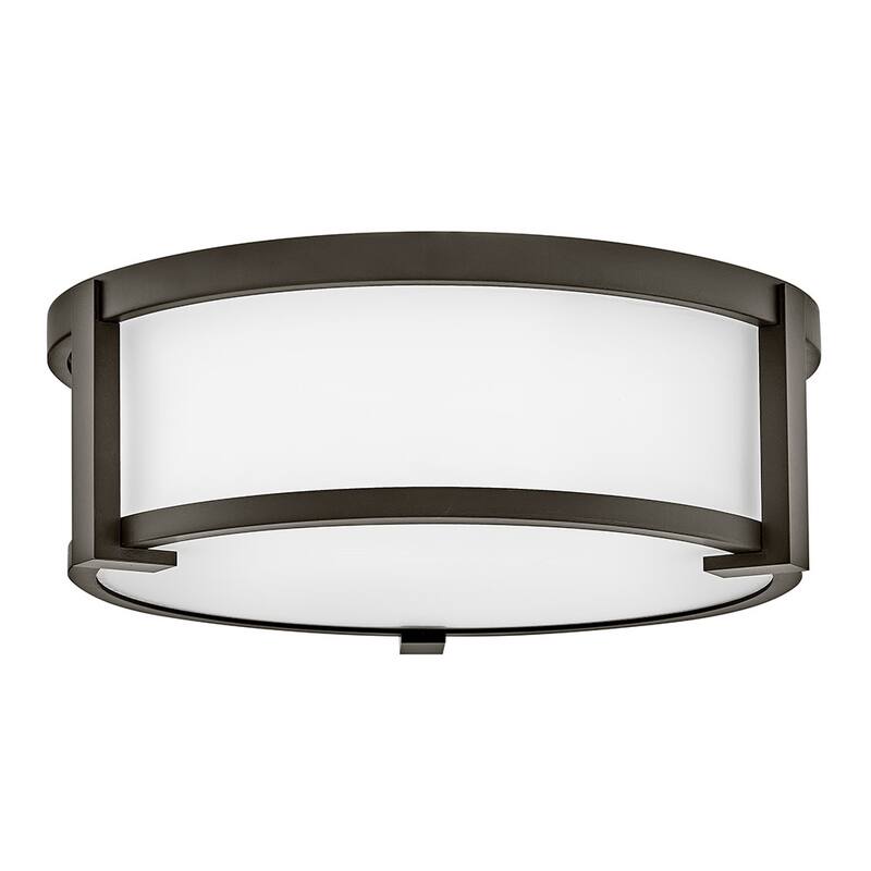 Hinkley Lighting 28963 Lowell 2 Light 13" Wide Flush Mount Drum