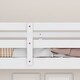 preview thumbnail 9 of 16, Twin over Pull-out Bunk Bed with Twin Trundle, Convertible Design, Full-length Guardrail