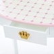 preview thumbnail 5 of 8, Teamson Kids - Dreamland Castle Play Vanity Set - White / Pink - 23.5"W x 12.5"L x 46.5"H