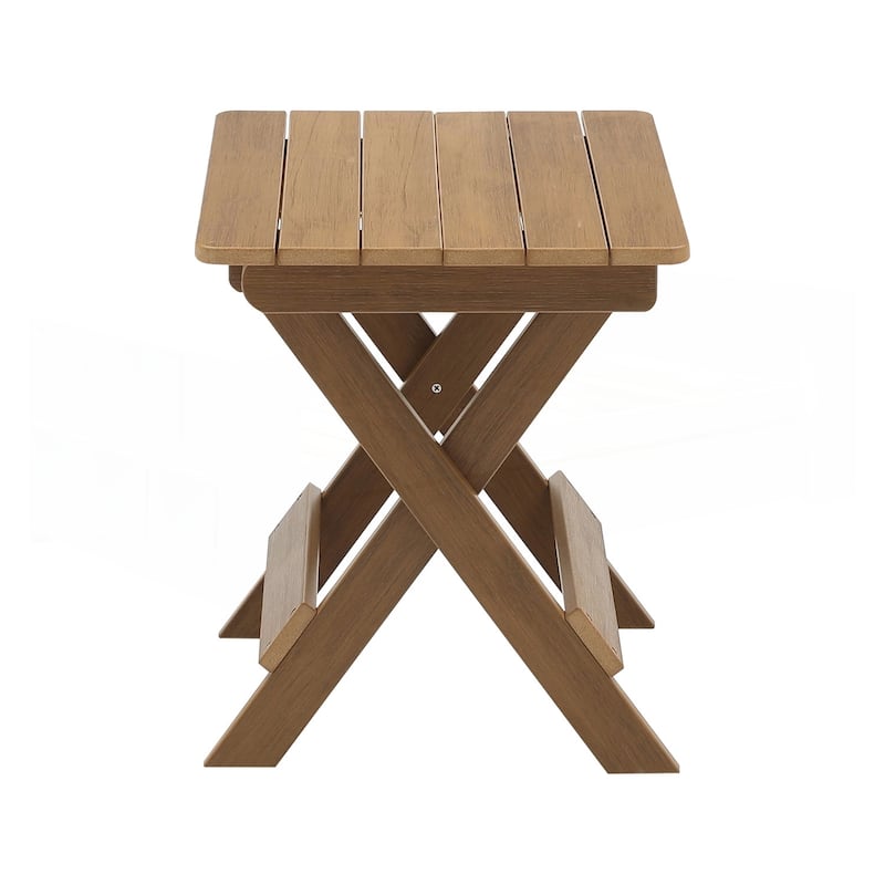 Outdoor Bistro Set Foldable Small Table and Chair Set