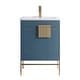 preview thumbnail 39 of 54, 24-inch Modern Bathroom Vanity Set w/ Vitreous China Sink Top