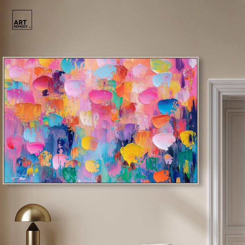 Jubilee of Colors Canvas by Art Remedy