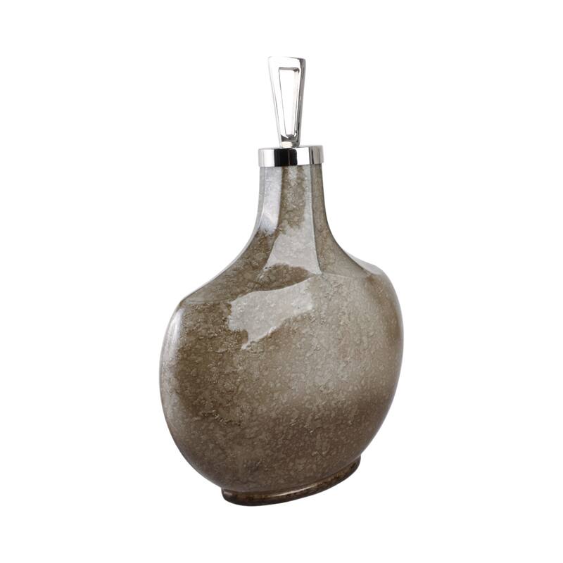 Glass Vase Handmade Decorative Accent Sculpture Artistic Display