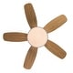 preview thumbnail 10 of 9, 42" 5 Reversible Blades LED Ceiling Fan Light w/Remote Control - 42''