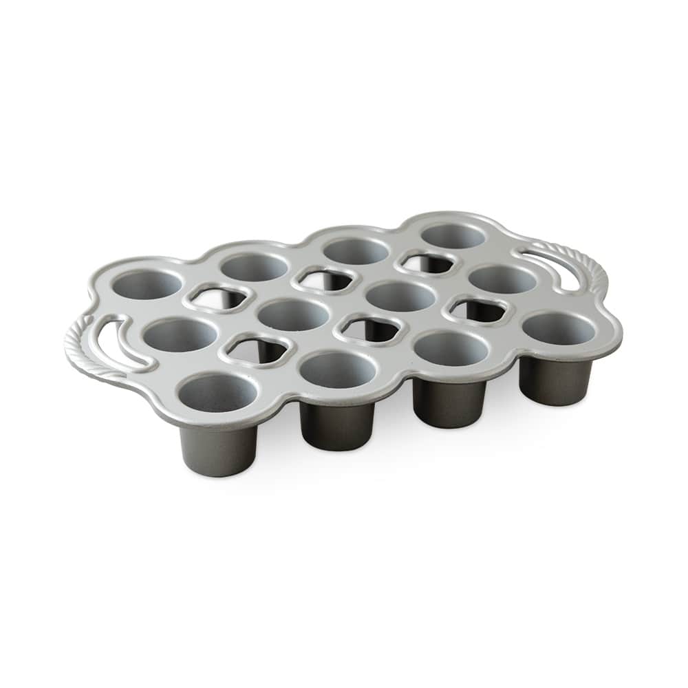Nordic Ware Cast Aluminum Petite Popover Pan - Black