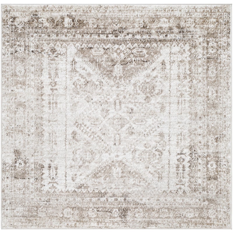 Livabliss Monte Carlo Updated Traditional Medallion Area Rug