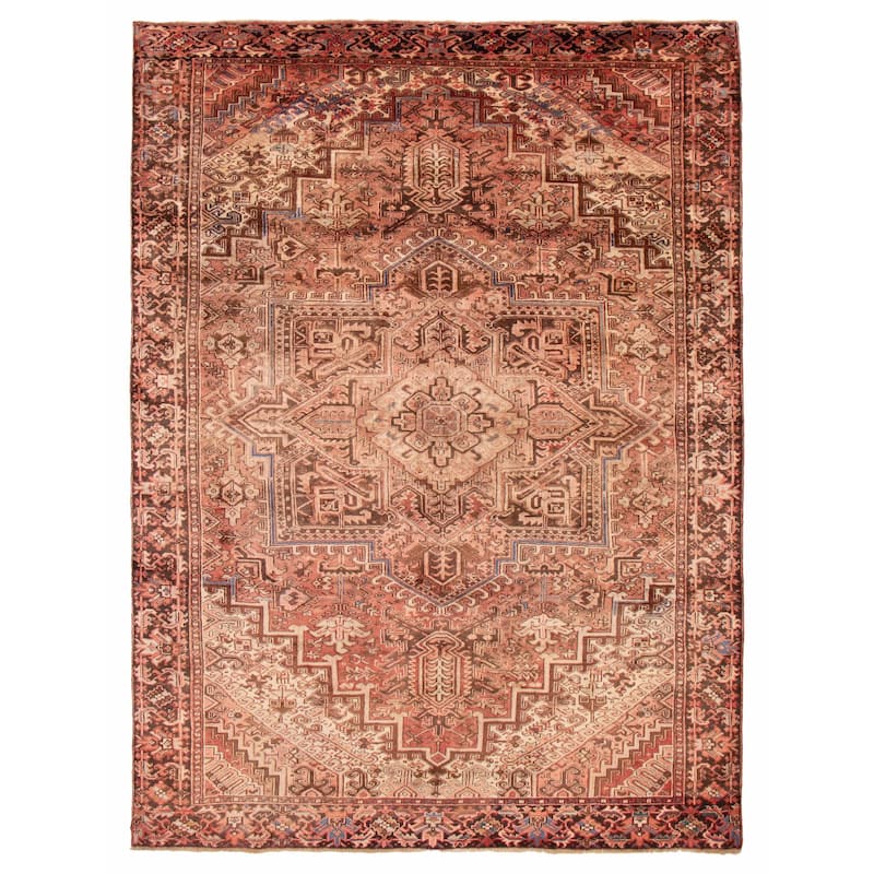ECARPETGALLERY Hand-knotted Sarabi Copper Wool Rug - 9'7 x 12'11 - Copper - 9'7 x 12'11