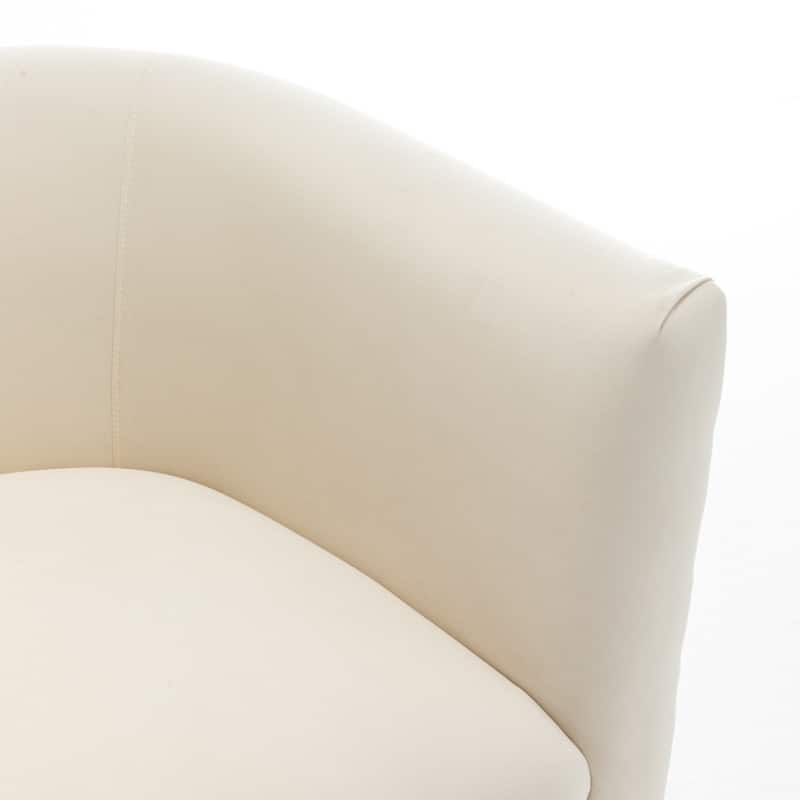 Modern Glam Velvet Upholstered 360 Degree Swivel Barrel Chair