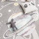 preview thumbnail 12 of 10, Kids Rug Space with Planets and Stars in Pastel Colors