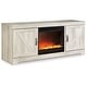 preview thumbnail 2 of 4, 63" TV Stand with Fireplace - 63.39" W x 19.33" D x 25.79" H