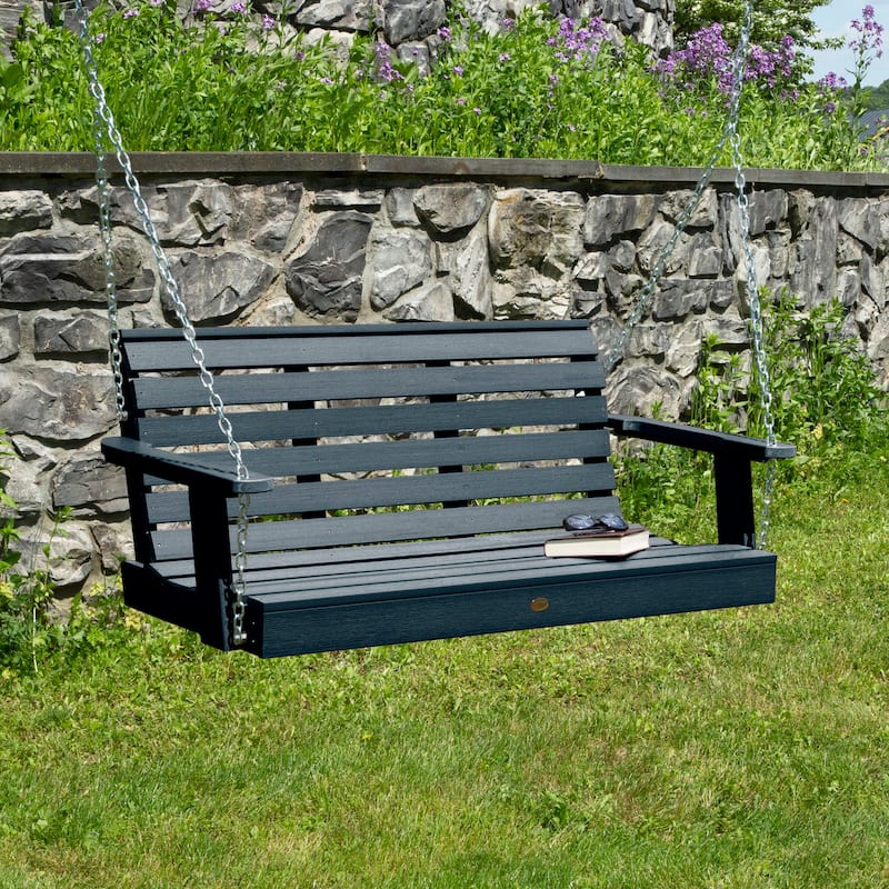 Highwood Weatherly 4-foot Eco-friendly Synthetic Wood Porch Swing