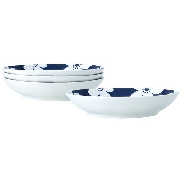 slide 2 of 2, Noritake Bluefjord Set of 4 Pasta Bowls, 9-1/2", 35 oz.