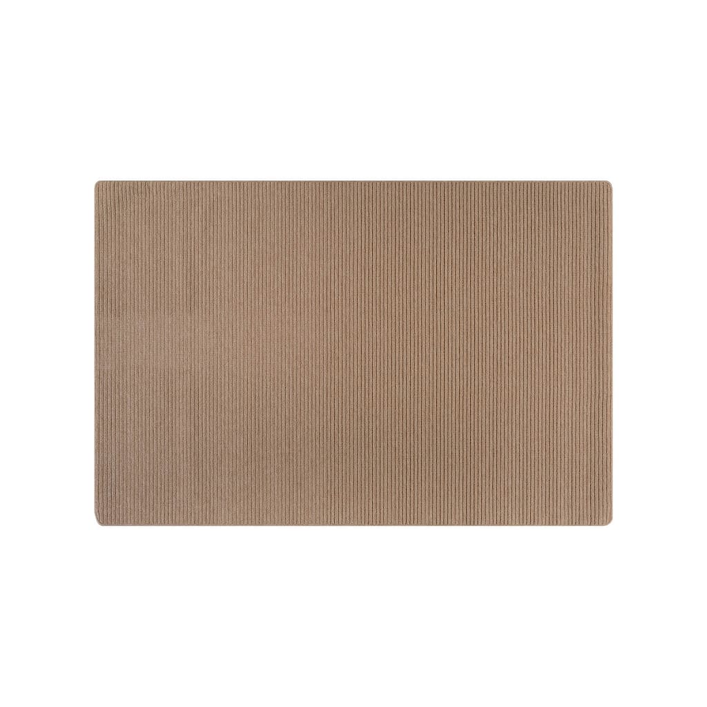 Beverly Rug Solid Color Non-Slip Rubber Back Washable Indoor Area Rug