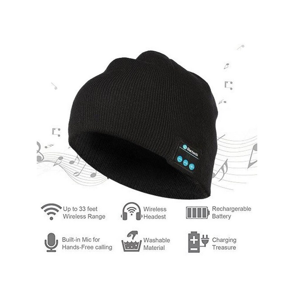 Shop Bluetooth Beanie Winter Hat Wireless Beanie Headphones
