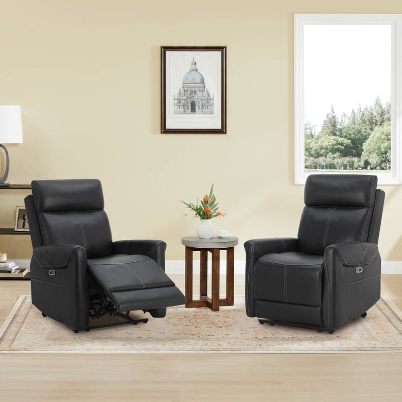Spruce & Spring Margot Wall Hugger Power Recliner with USB Ports