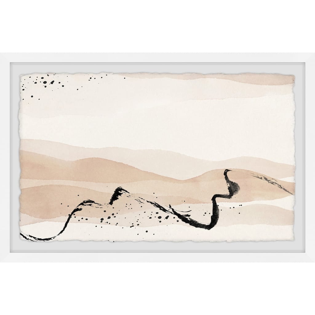 Road Not Taken Framed Wall Art, Elegant Home Touch - Sophisticated Artwork for Refined Décor