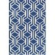preview thumbnail 30 of 30, Pass Hand-Tufted Retro Geometric Wool Rug (7'6 x 9'6)