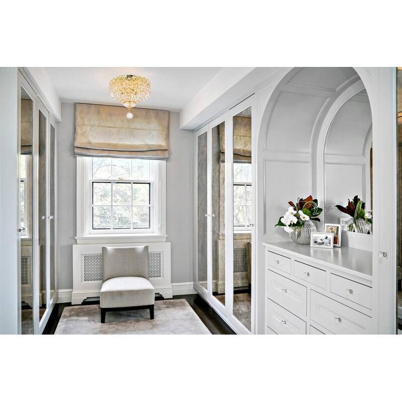 Fleur Illumination 3 light Gold Flush Mount