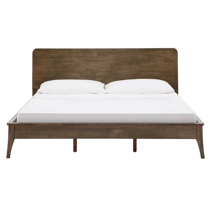 Clark Mid-century Modern Wooden Platform Bed by iNSPIRE Q Modern