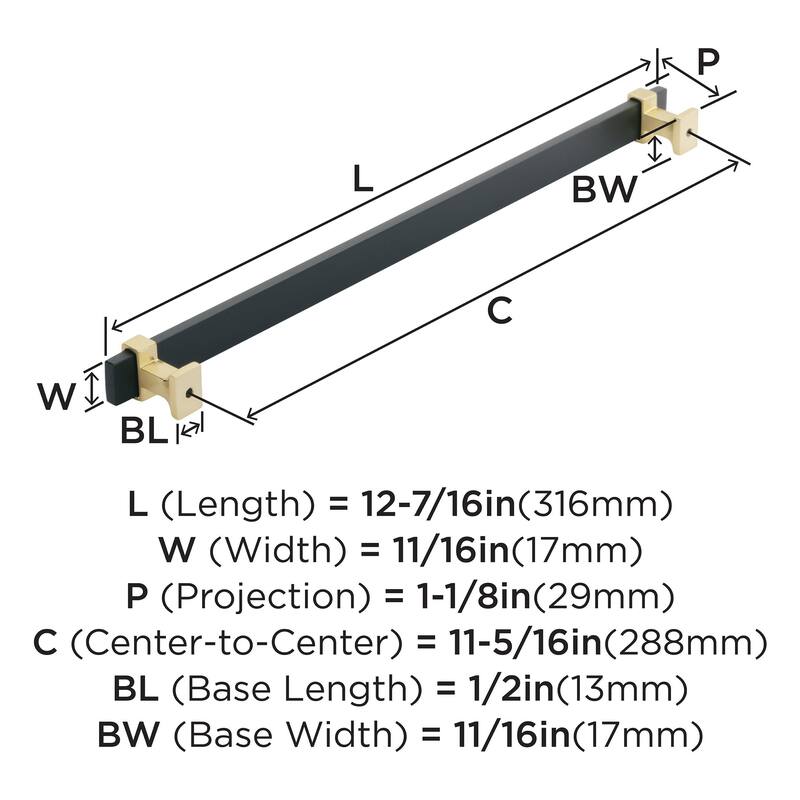 Amerock Overton Cabinet or Furniture Pull