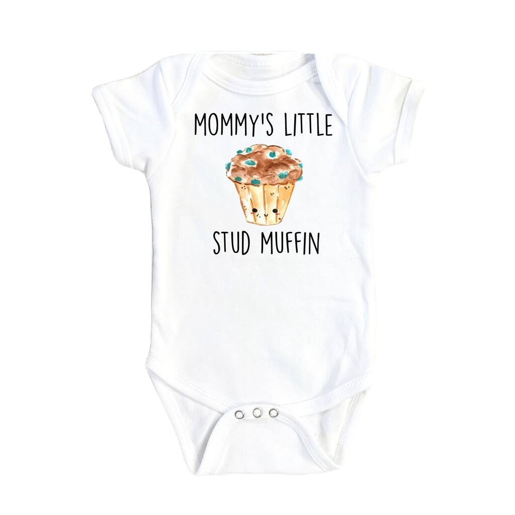 Muffin Blueberry - Baby Boy Girl Clothes Infant Bodysuit Funny Cute Newborn