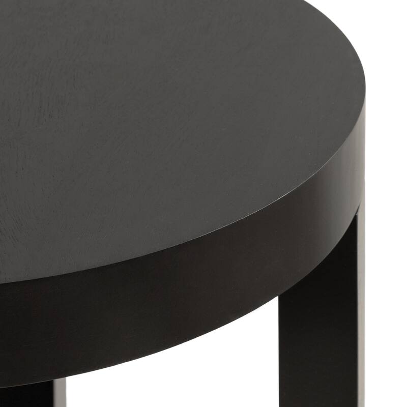 Kate and Laurel Talcott Round Wood Side Table