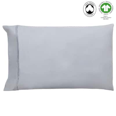 Organic Cotton Wrinkle Resistant Pillow Case Pair 20" X 32"