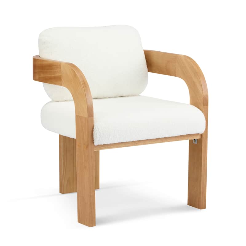 Christopher Knight Home - Seraphina Rubber Wood Dining Chair with Pillow Back(Set of 2)