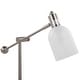 preview thumbnail 7 of 25, Marcel Contemporary Table Lamp with Glass Shade and Marble Base
