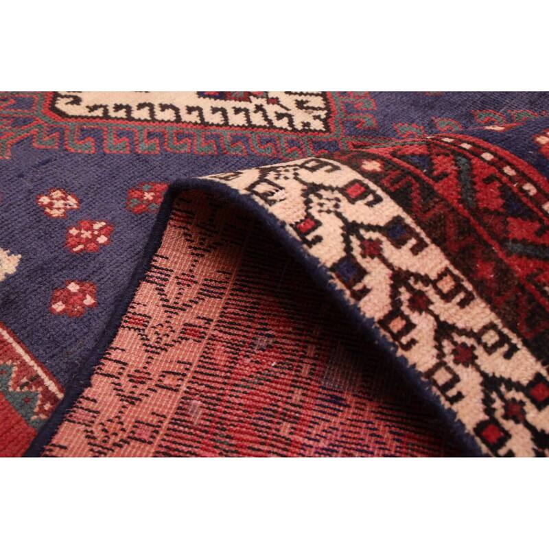 ECARPETGALLERY Hand-knotted Konya Anatolian Navy Wool Rug - 4'7 x 8'0