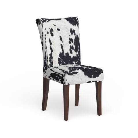 Portman Cowhide Parson Dining Chairs (Set of 2) by iNSPIRE Q Bold
