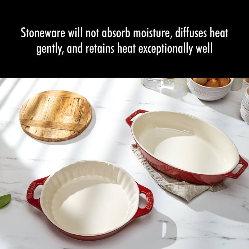 STAUB Ceramic 3-pc Mixed Baking Dish Set