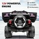 preview thumbnail 5 of 3, 12V Electric Ride On Car with 2 Seats, 4WD Off-Road Truck, 25W Dual Motors, Battery Powered, Black