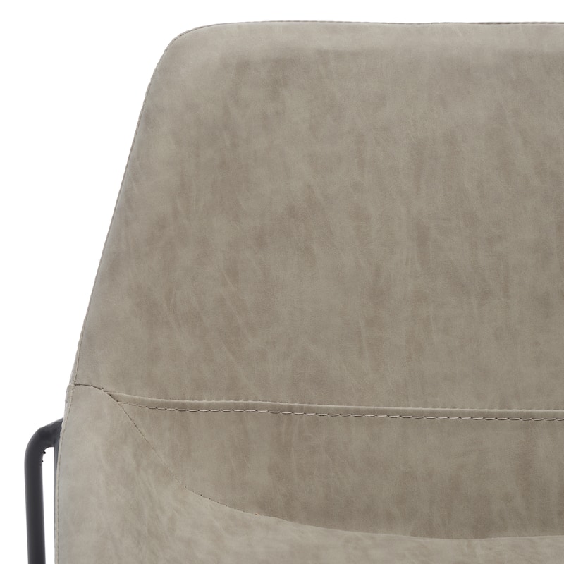 SAFAVIEH Essyllt Mid-Century Modern Counter Stool - 25" W x 22" D x 39" H - 25Wx22Dx39H