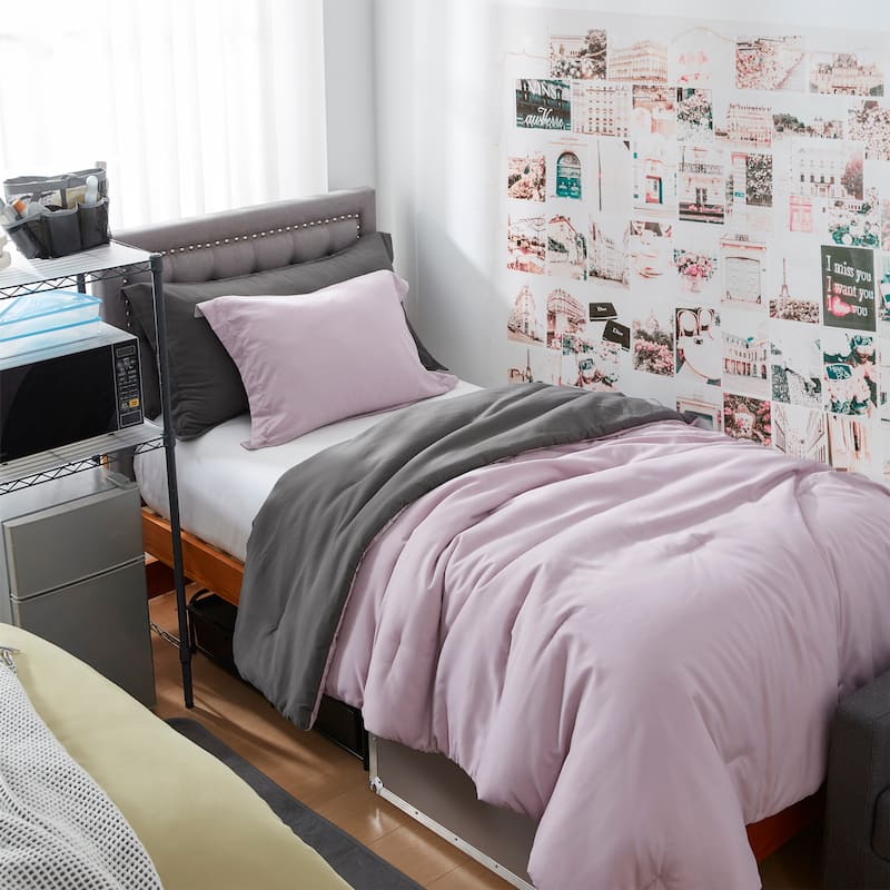 Dorm Haul® - Cozy College Comforter Set - Twin XL Reversible Bedding