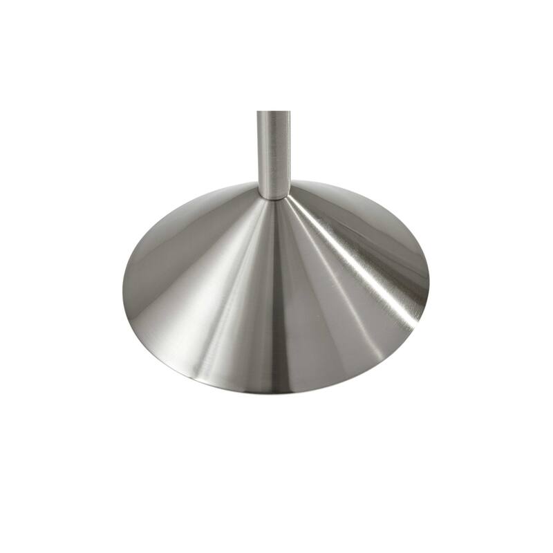 HomeRoots 68" Silver Steel Six Hook Freestanding Coat Rack - 12.00 in. x 68.00 in. x 12.00 in.