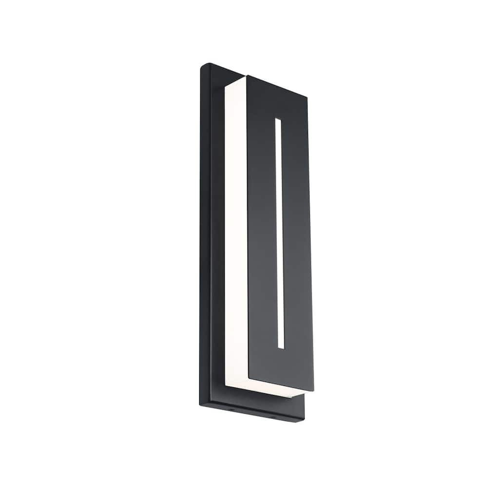 Midnight LED 16in Indoor or Outdoor Wall Light 3-CCT 3000K-3500K-4000K Set to 3000K