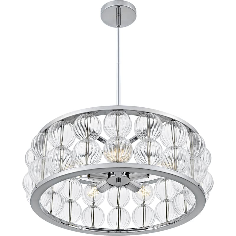 Terrarock 5-Light Polished Chrome Pendant
