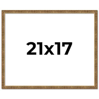 21x17 Frame Gold Kingsley Distressed Solid Wood Picture Frame Width