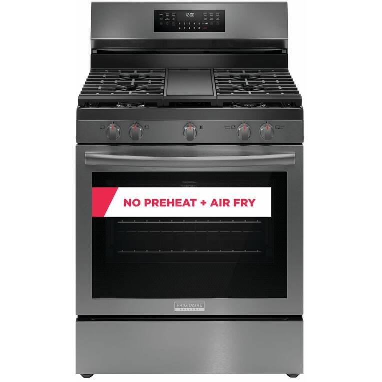 Frigidaire GCRG3060B Gallery 30" Wide 5.1 Cu. Ft. Free Standing Gas
