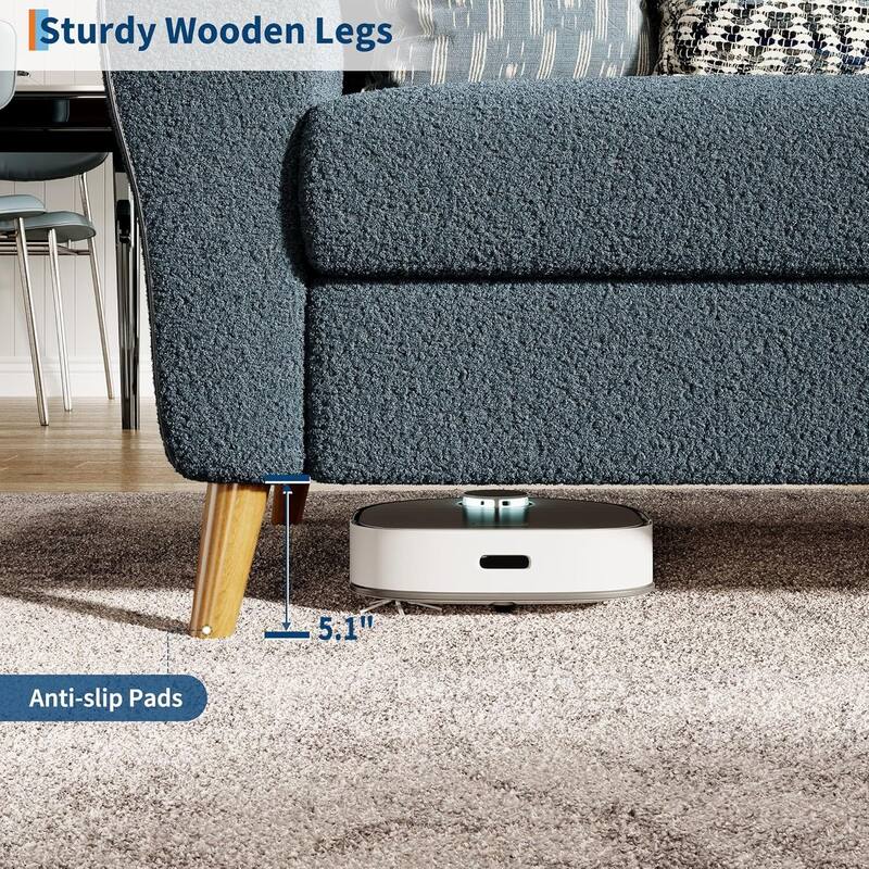 84 Inch Modern Sofa Comfy Couch, Loveseat for Living Room, Apartment, Lounge