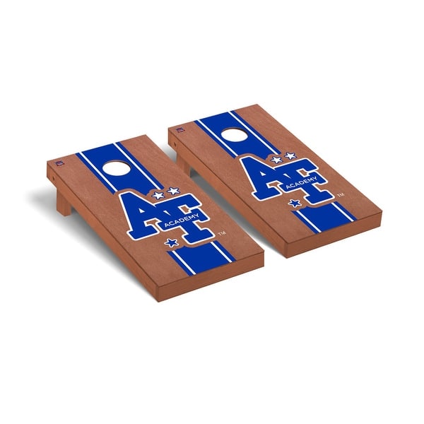 slide 2 of 5, College Vault Air Force Academy Falcons Rosewood Cornhole Board Set