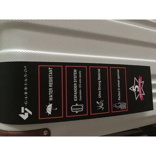 3-Piece Hardside Spinner Luggage Set 