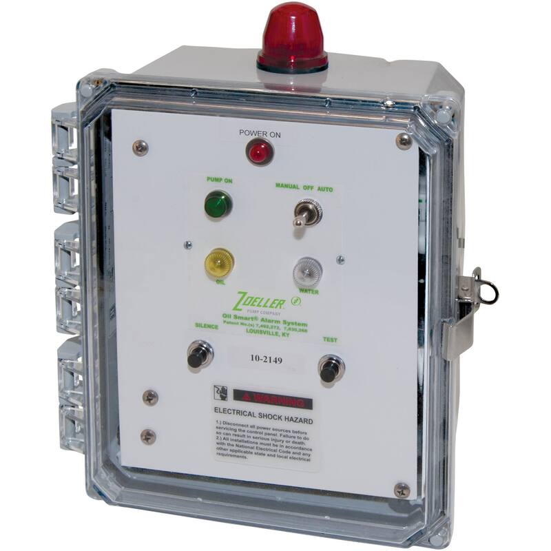 Zoeller 10-2149 Oil Smart Simplex Control Panel - Gray