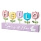 preview thumbnail 17 of 16, Glitzhome Easter Wooden/Metal Tulips/Bunny Family Spring Theme Table Decor