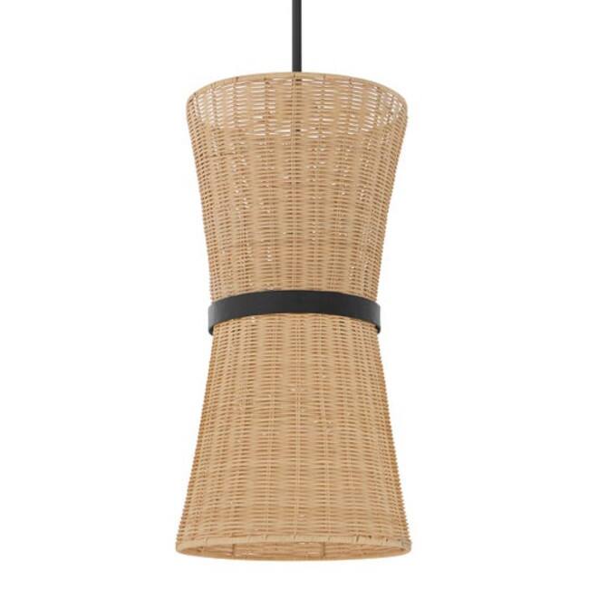 Quorum International 6123-2 Fairview 2 Light 10" Wide Pendant with - Matte Black