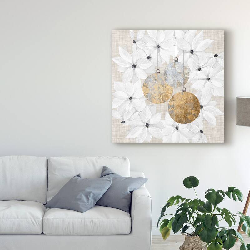 Grace Popp 'Sophisticated Christmas Iii' Canvas Art